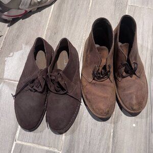 Clarks Shoe Bundle – 2 Pairs for 1 Price (Brown, Size 12)